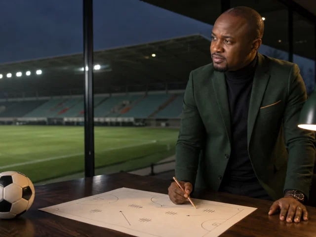 Corners betting kwa mchambuzi mtu mzima wa Tanzania anayesoma mchoro wa kona za mpira