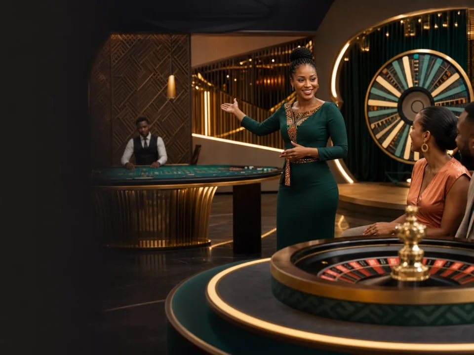Evolution casino games Tanzania katika taswira ya uhariri ya live tables na game shows yenye watu wazima