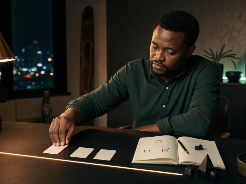 Picha ya uhariri ya kubuni ya mchezaji mtu mzima wa Tanzania akichagua selection moja kwenye ubao wa uchambuzi wa single bet